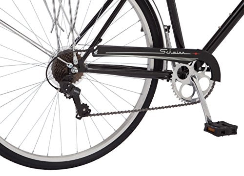 700C 7-Speed Hybrid Bike with Cargo Rack