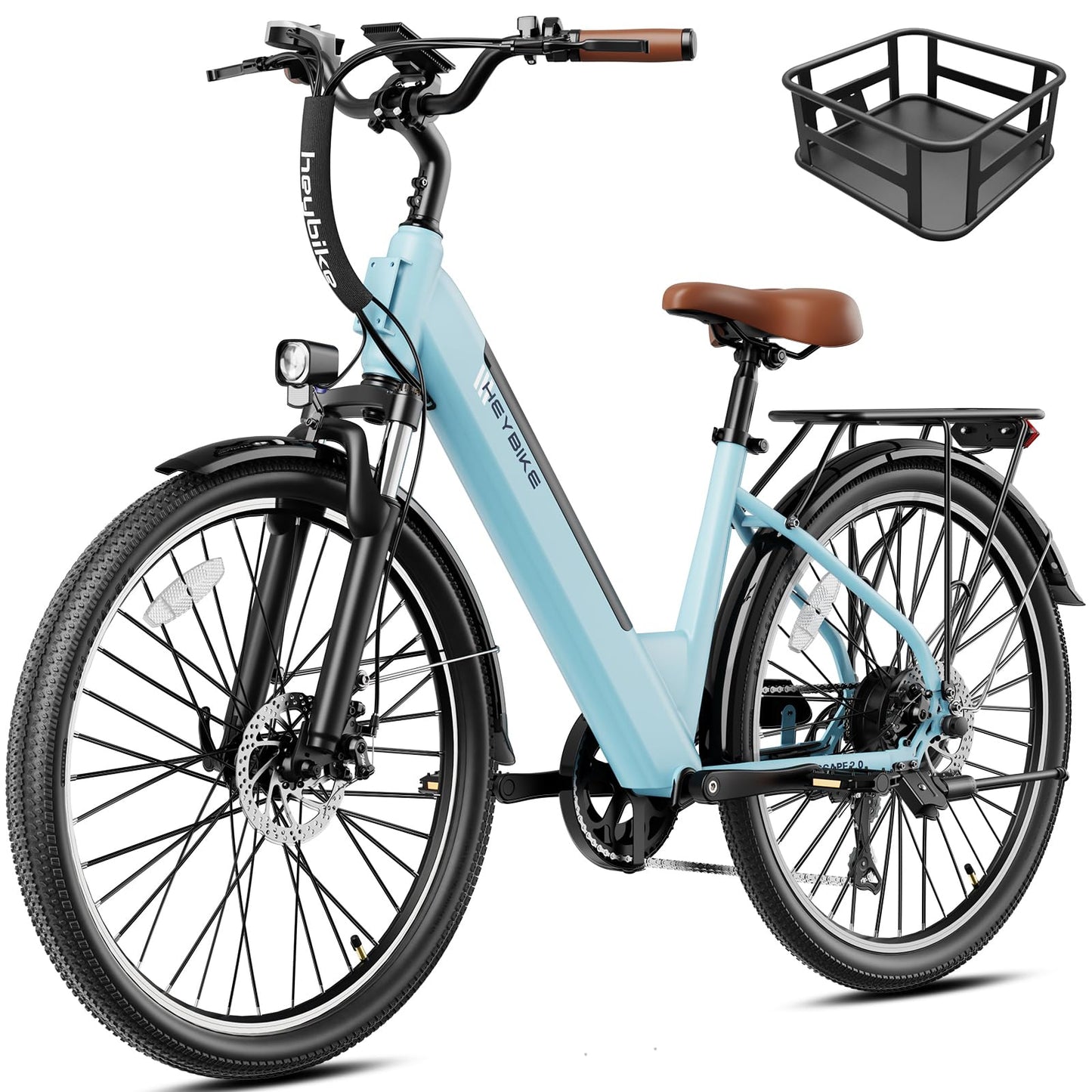1200W Peak Electric Commuter Bike 26 Inch