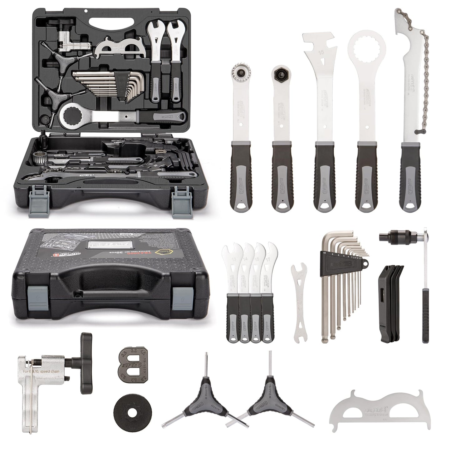 Bike Repair Tool Set with Portable Carry Case