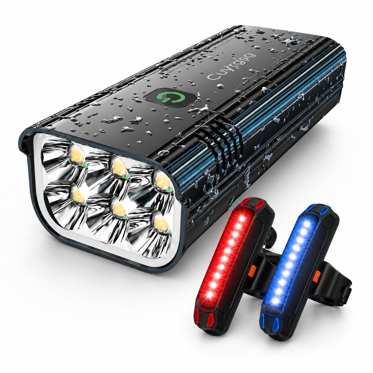 6800 Lumen Bike Light Set for Night Riding