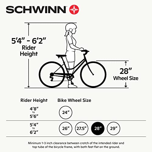 700C 7-Speed Hybrid Bike with Cargo Rack