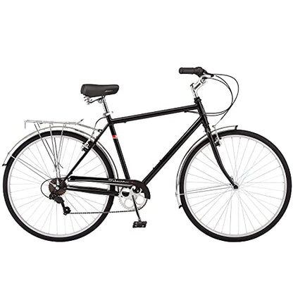 700C 7-Speed Hybrid Bike with Cargo Rack