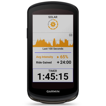 Solar GPS Cycling Computer with Bike Mount