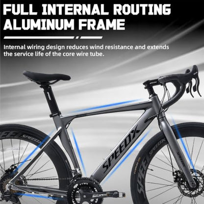 700C Aluminum Frame Road Bike 14-Speed