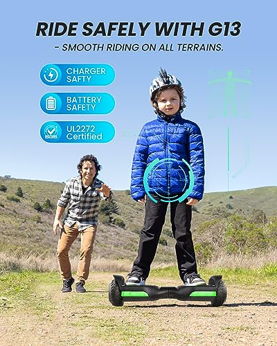 All Terrain Self Balancing Scooter with LED Lights