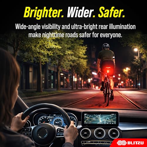 USB-C Rechargeable LED Bike Tail Light Set