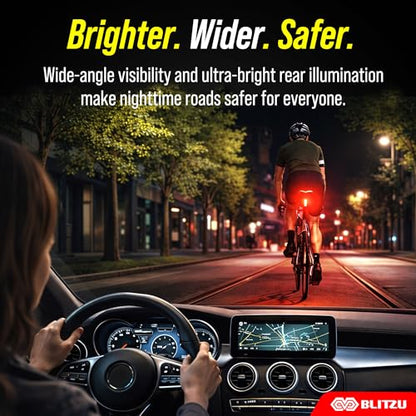 USB-C Rechargeable LED Bike Tail Light Set