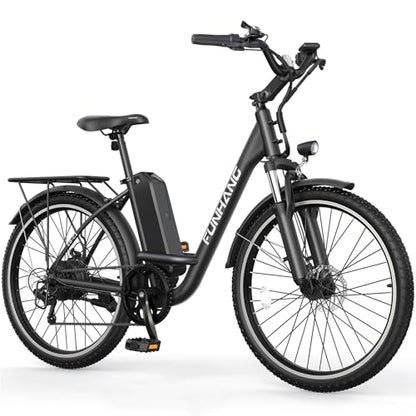 1000W Peak Electric Cruiser Bike with 48V Battery