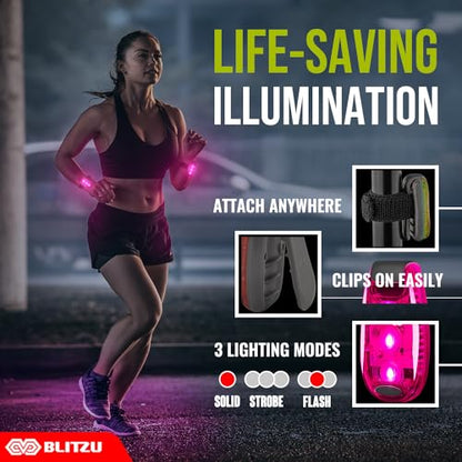Clip On LED Safety Lights for Night Visibility