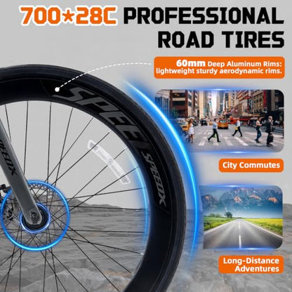 700C Aluminum Frame Road Bike 14-Speed