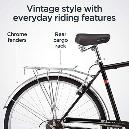 700C 7-Speed Hybrid Bike with Cargo Rack