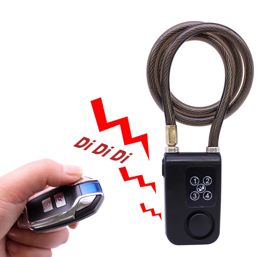 Remote Control Bike Lock with Anti Theft Alarm