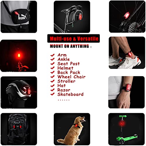 LED Bicycle Tail Light Set for Night Riding