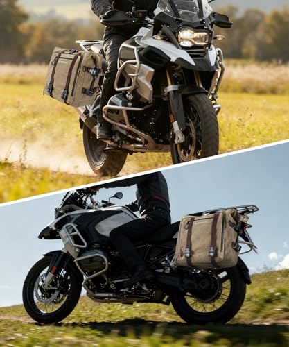 Adjustable Motorcycle Saddlebag 25L-40L