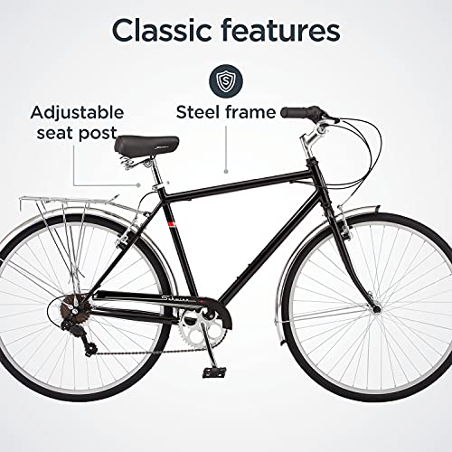 700C 7-Speed Hybrid Bike with Cargo Rack