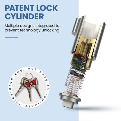 130dB Alarm Bike Chain Lock Anti Theft