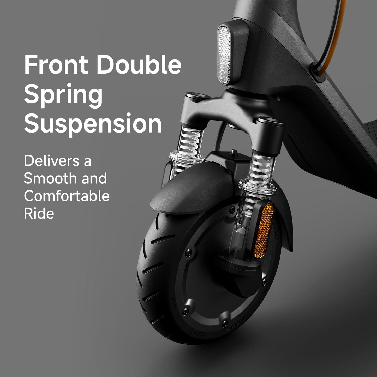 Foldable Electric Scooter with Dual Suspension