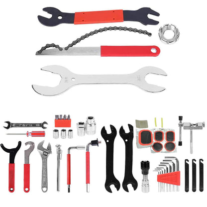 48 Piece Bike Repair Tool Kit with Storage Case
