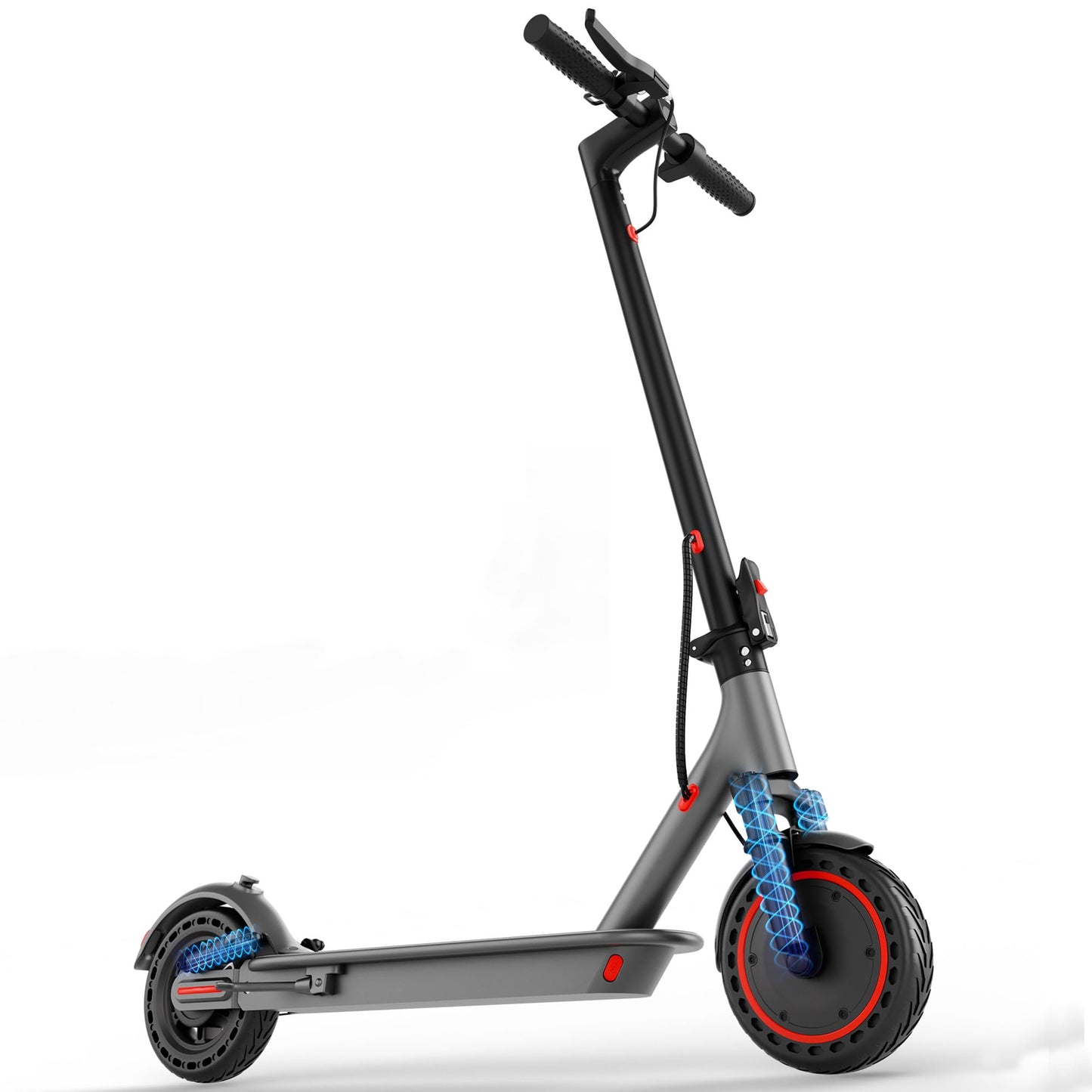 Folding Electric Scooter with Dual Suspension