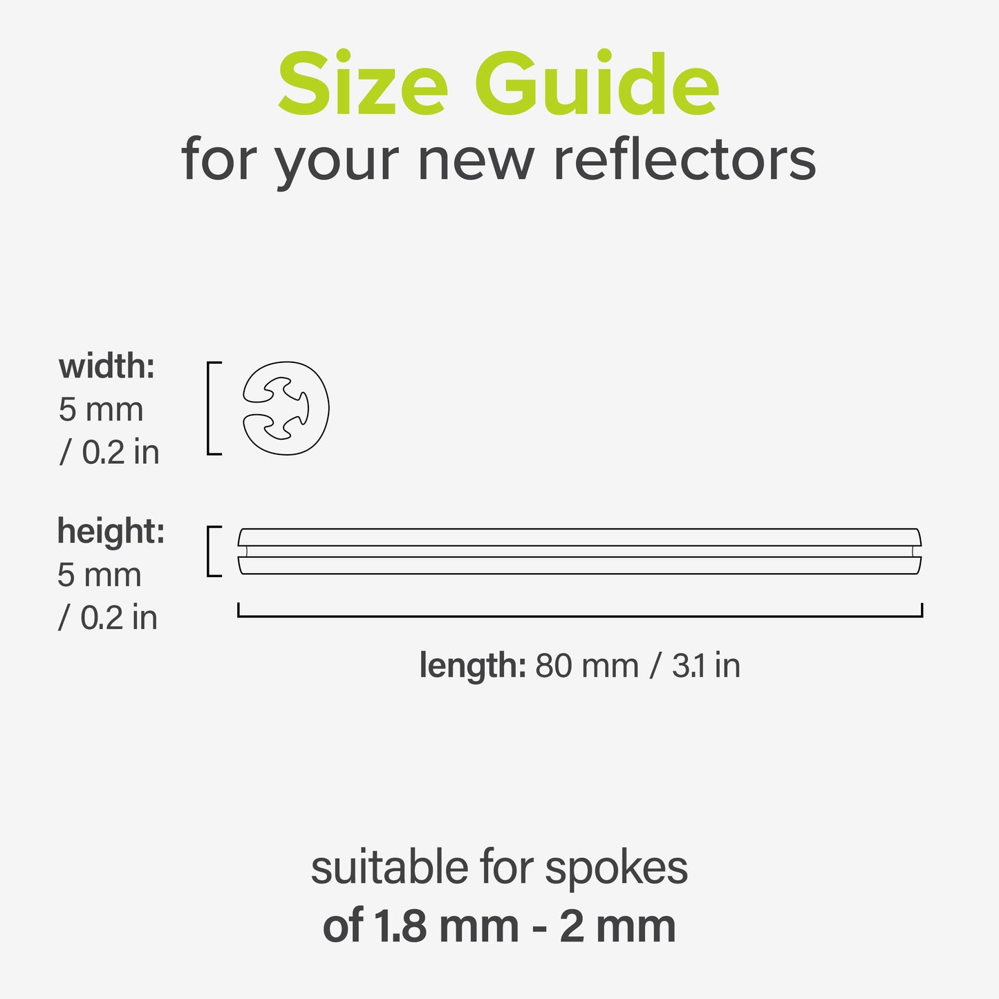 Reflective Bike Spoke Covers for Night Visibility