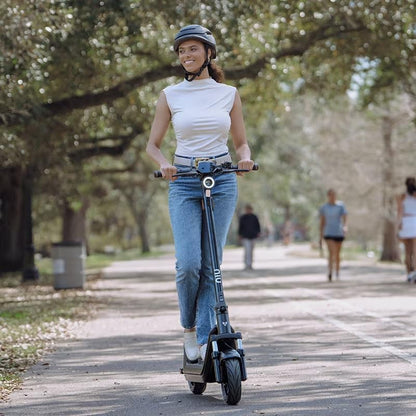 Electric Scooter with Suspension for Adults