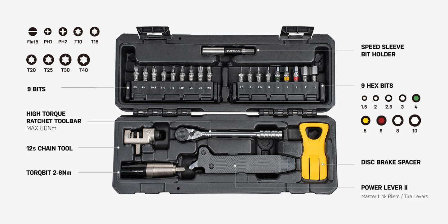 24 Piece Bike Repair Tool Kit with Carry Case