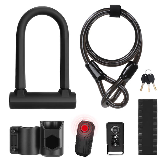 113dB Alarm Bike U Lock Anti Theft