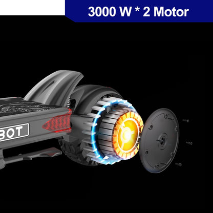 6000W Dual Motor Electric Scooter for Adults
