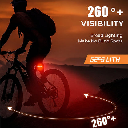 Rechargeable Bike Tail Light with 5 Modes