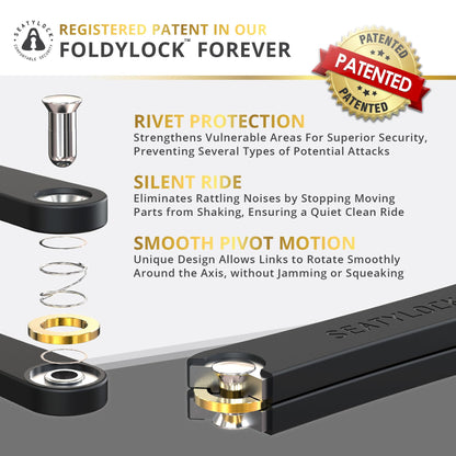 High Security Folding Bike Lock Anti Theft