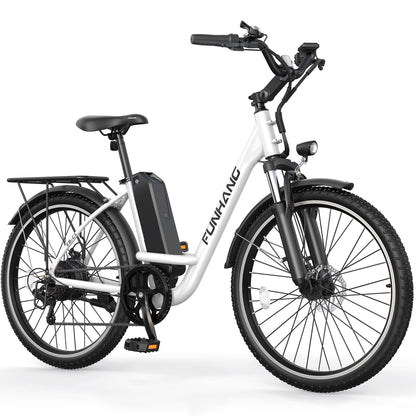1000W Peak Electric Cruiser Bike with 48V Battery