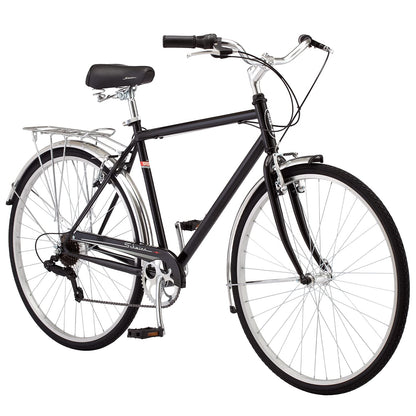 700C 7-Speed Hybrid Bike with Cargo Rack