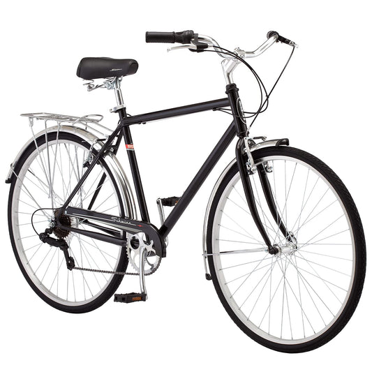 700C 7-Speed Hybrid Bike with Cargo Rack