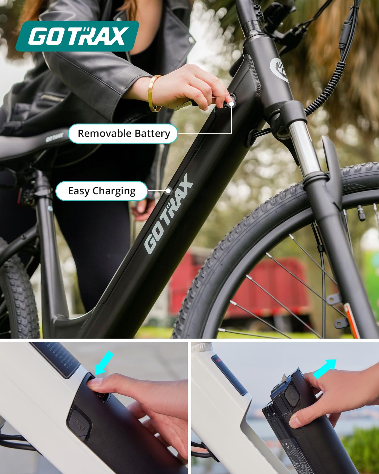 26 Inch Step-Thru Electric Commuter Bike