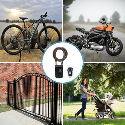 Remote Control Bike Lock with Anti Theft Alarm