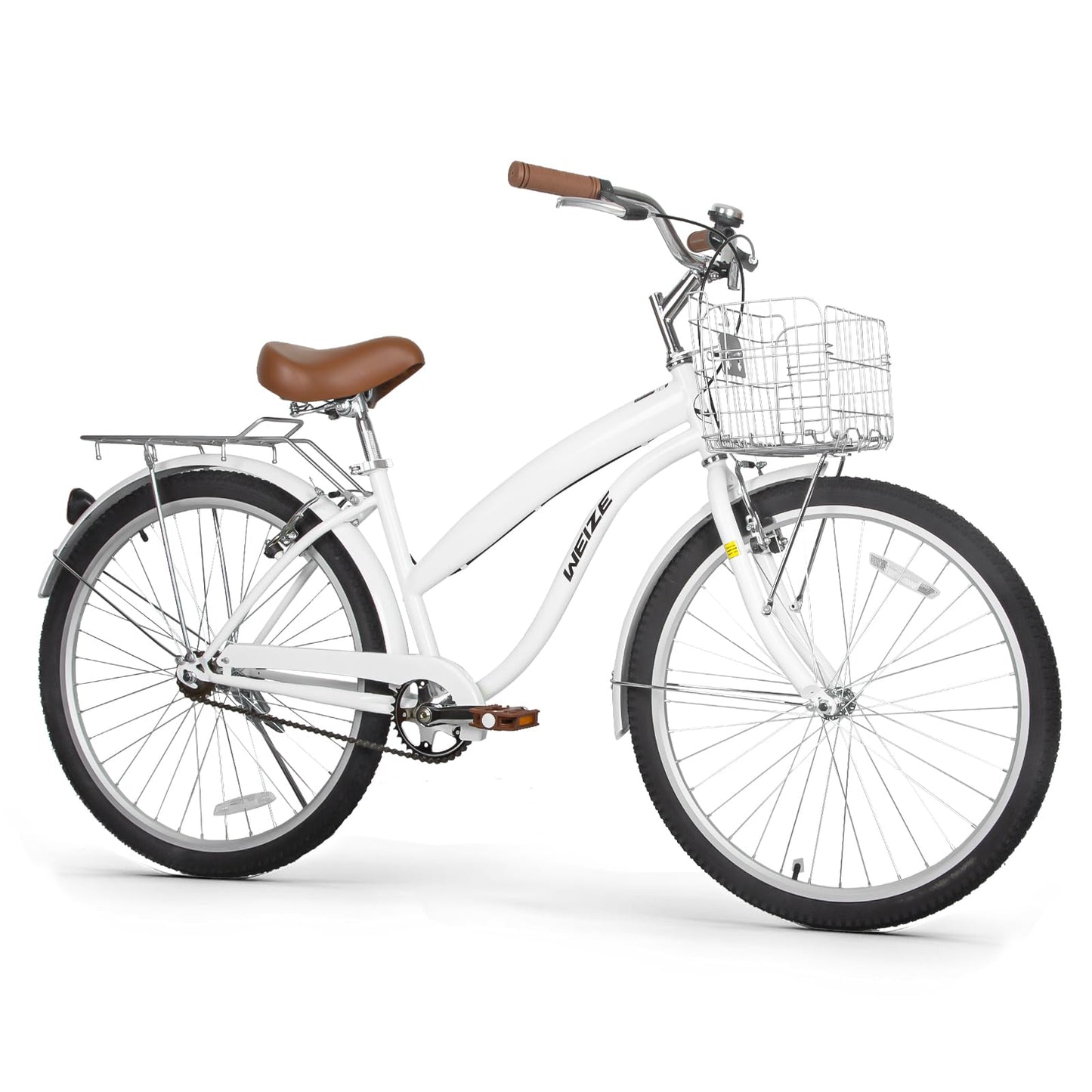 26 Inch Beach Cruiser Bike with Rear Rack
