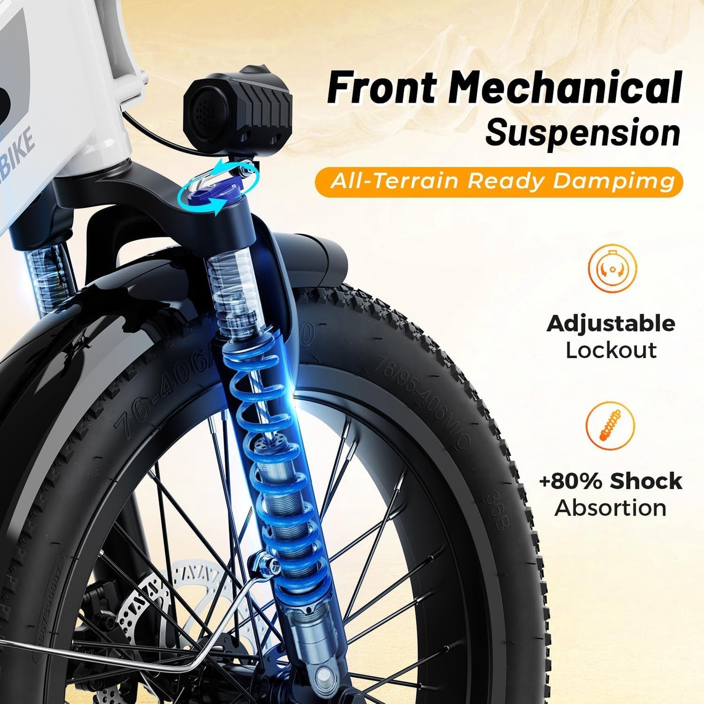 20 Inch Fat Tire Folding Electric Bike