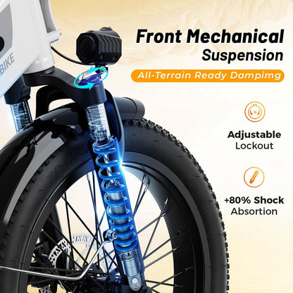 20 Inch Fat Tire Folding Electric Bike