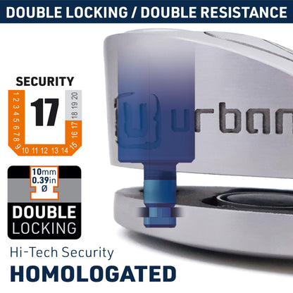 120dB Alarm Motorcycle Disc Lock Anti Theft