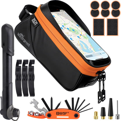 Portable Bike Repair Tool Kit with Pump
