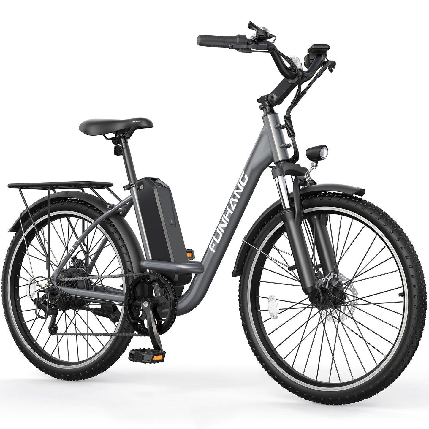 1000W Peak Electric Cruiser Bike with 48V Battery