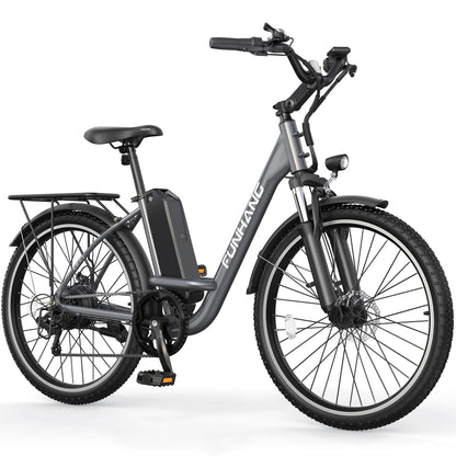 1000W Peak Electric Cruiser Bike with 48V Battery