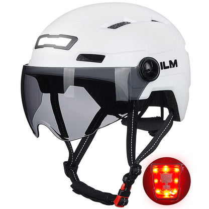 Adult Bike Helmet with Rechargeable LED Lights