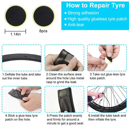 16-in-1 Bike Repair Kit with Mini Pump