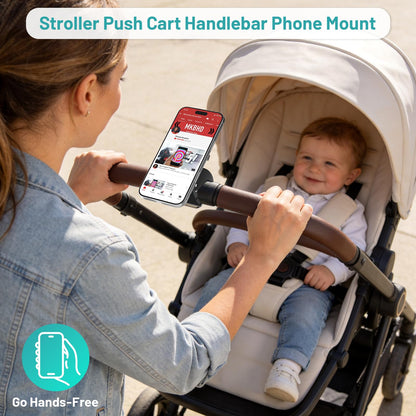 Magnetic Phone Holder Clamp Mount for Bikes