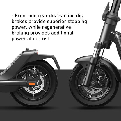 Electric Scooter with Suspension for Adults
