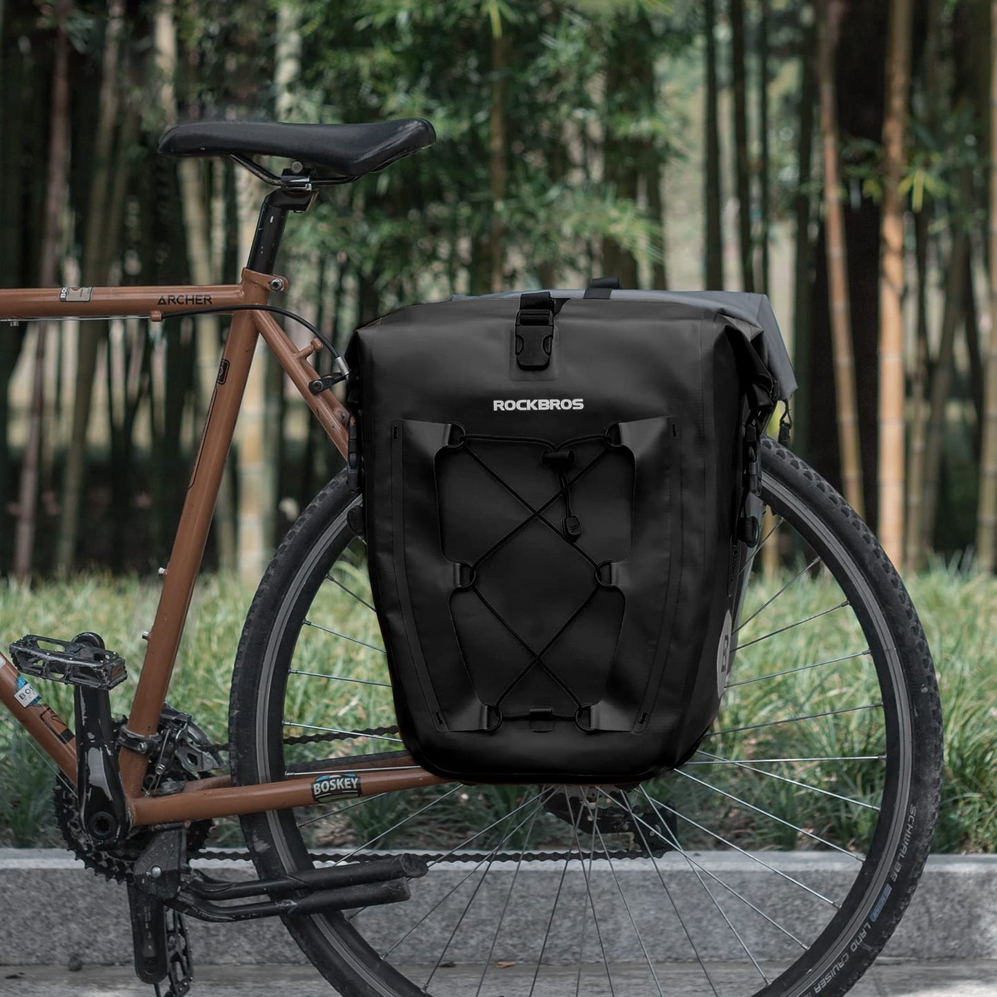 Waterproof Bike Pannier Bag 30L Capacity