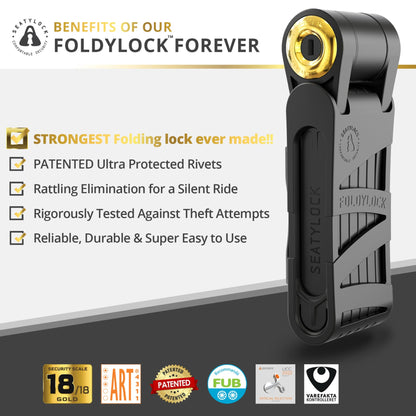 High Security Folding Bike Lock Anti Theft