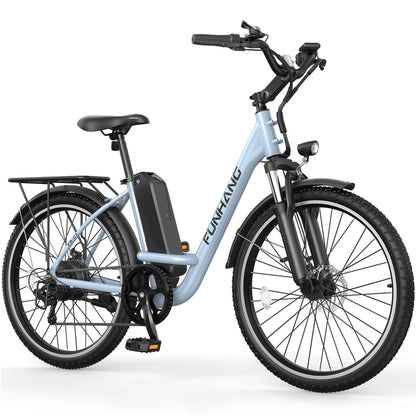 1000W Peak Electric Cruiser Bike with 48V Battery