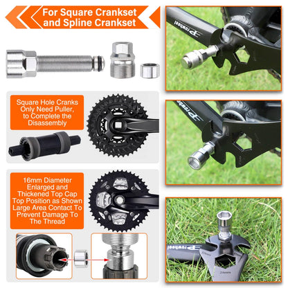 Portable Bike Repair Tool Kit with Pump